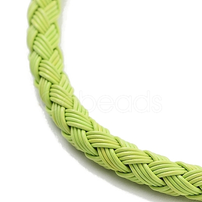 Braided Steel Wire Bracelets Making BJEW-H610-02G-1