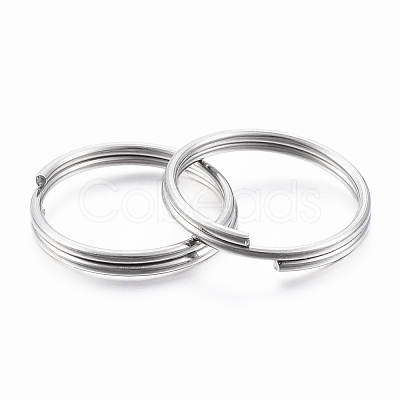 Tarnish Resistant 304 Stainless Steel Split Rings STAS-H413-08P-1