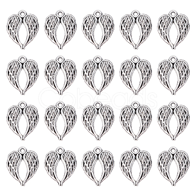 SUNNYCLUE 60Pcs Tibetan Style Alloy Pendants TIBE-SC0001-82-1