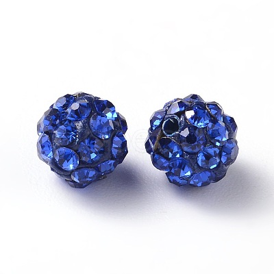 Polymer Clay Rhinestone Beads RB-A053-6mm-05-1