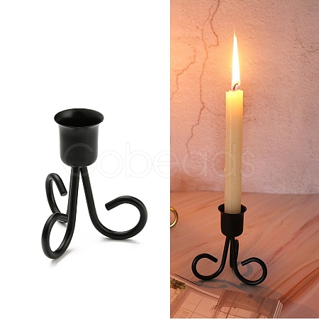 Iron Art Candle Holders DJEW-C006-01EB-1