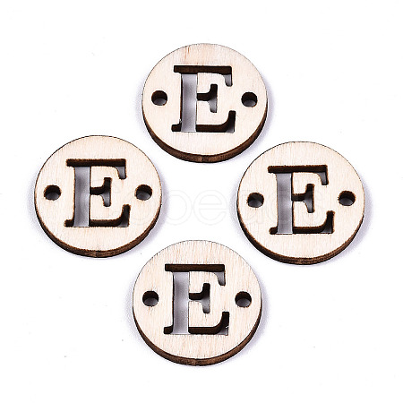 Unfinished Natural Poplar Wood Links Connectors WOOD-S045-140A-01E-1