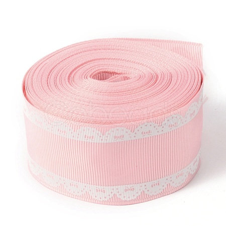 Polyester Printed Grosgrain Ribbon OCOR-I010-06A-1