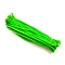 DIY Plush Sticks, with Iron Core, Pipe Cleaners, Kid Craft Material, Lawn Green, 300mm, 100pcs/set