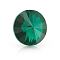 Preciosa&reg MAXIMA Crystal Round Stones, Czech Crystal, Bicone(436 11 177 Rivoli), Dura Foiling, 50730 Emerald, SS39(8.15~8.4mm)