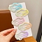 5Pcs 5 Colors Alloy Snap Hair Clips for Girl, Cloud, 100x80mm, 1Pc/colors