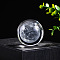 Inner Carving Glass Crystal Ball Diaplay Decoration, Fengshui Home Decor, Planet, 60mm