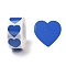 Heart Paper Stickers, Adhesive Labels Roll Stickers, Gift Tag, for Envelopes, Party, Presents Decoration, Blue, 25x24x0.1mm, 500pcs/roll