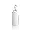 Tarnish Resistant 201 Stainless Steel Pendants, Manual Polishing, Rectangle, Stamping Blank Tag, Stainless Steel Color, 10x4x1mm, Hole: 2.5mm