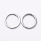 Non-Tarnish 304 Stainless Steel Linking Rings for Jewelry Making, Manual Polishing, Ring, Stainless Steel Color, 13x1.5mm, Inner Diameter: 11mm