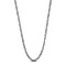 SHEGRACE Rhodium Plated 925 Sterling Silver Curb Chain Necklaces, with Spring Ring Clasps, Platinum, 5.74 inch(40cm), 2mm