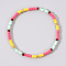 Bohemian Style Round Bead Handmade Fashion Women's Bracelet, 6-7/8 inch(17.5cm)