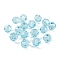 K9 Glass Imitation Austrian Crystal Beads, Faceted, Round, Light Sky Blue, 6mm, Hole: 1mm