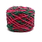 Soft Crocheting Polyester Yarn, Thick Knitting Yarn for Scarf, Bag, Cushion Making, Crimson, 7mm