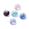 Glass Rhinestone Charms, Faceted, Cone, Mixed Color, 10x5mm, Hole: 0.8mm