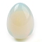 Opalite Palm Stones, Egg Reiki Polished Healing Pocket Stone for Anxiety Stress Relief Therapy, Easter Decor, 48x35~36mm