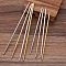 Iron Hair Stick Findings, Silver, 125x3mm