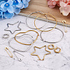 201 Stainless Steel Hoop Earrings Sets EJEW-PJ0001-02-4