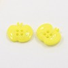 Acrylic Apple Buttons BUTT-E038-03-2