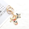 Halloween Metal with Enamel Keychain PW-WG5B248-02-1