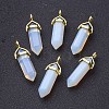 Opalite Double Terminated Pointed Pendants X-G-G902-C02-1