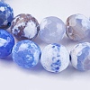 Natural Fire Crackle Agate Beads Strands X-G-L084-10mm-07-3