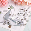 Kissitty 6 Sets 6 Style Valentine's Day Heart Jewelry Set SJEW-KS0001-01-5