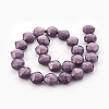 Opaque Solid Color Glass Beads Strands GLAA-E405-04-A01-2