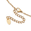 Brass Heart Pendant Necklaces NJEW-JN04838-5