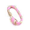 Brass Screw Carabiner Lock Charms KK-S338-25-3