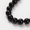 Natural Gemstone Obsidian Round Beads Strands X-G-O030-10mm-08-2