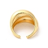 Brass Open Cuff Rings RJEW-P098-10G-3