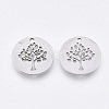 Non-Tarnish 201 Stainless Steel Pendants STAS-T044-130P-1