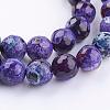 Natural Fire Crackle Agate Beads Strands G-E399-01A-4