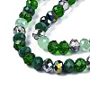 Electroplate Glass Beads Strands X-EGLA-N002-12D-3