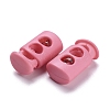 Plastic Spring Cord Lock Stopper Cylinder FIND-I013-A13-2