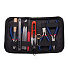 Set of 10 Pieces Jewelry Making Beading Tool Kit With Black Zippered Case Accessories TOOL-PH0001-04-2