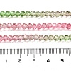 Transparent Painted Glass Beads Strands DGLA-A034-T4mm-A18-3