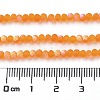 Imitation Jade Glass Beads Strands EGLA-A034-T2mm-MB25-5