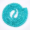 Crackle Glass Beads Strands X-CCG-Q001-10mm-06-2