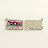 Platinum Plated Tape Alloy Tape Pendants PALLOY-R044-04-NF-1