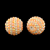 AB-Color Resin Rhinestone Round Beads RESI-S313-16x18-02-1