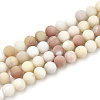Dyed Natural Multi-Color Agate Beads Strands G-T106-052-1