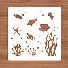Plastic Drawing Painting Stencils Templates DIY-WH0172-007-3