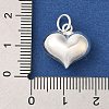 925 Sterling Silver Heart Charms with Jump Rings FIND-U013-05S-01-3