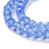Electroplate Glass Beads Strands EGLA-A034-T3mm-L04-3