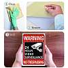Waterproof PVC Warning Sign Stickers DIY-WH0237-016-4