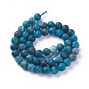 Natural Apatite Beads Strands G-F617-02-8mm-2
