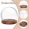 Round Glass Dome Cover AJEW-WH0513-65-4