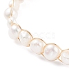 Natural Cultured Freshwater Pearl Beaded Bracelets for Women BJEW-JB07724-01-4